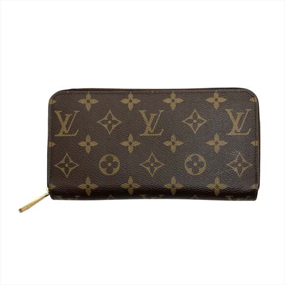 Louis Vuitton Zippy Wallet Monogram Canvas Round Zipper M41894 Rose Balle...